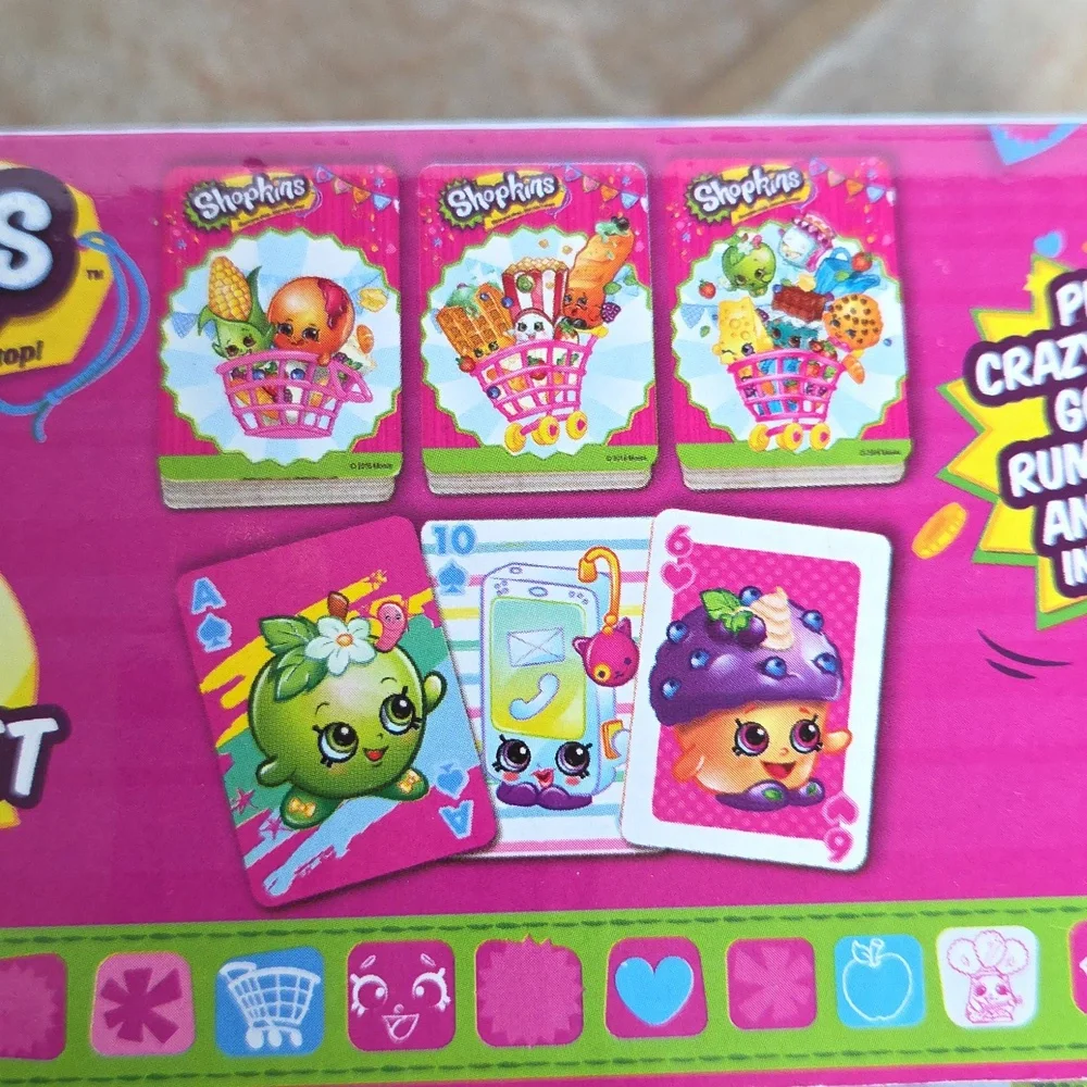 Shopkins Playing Cards Games Superset NWT